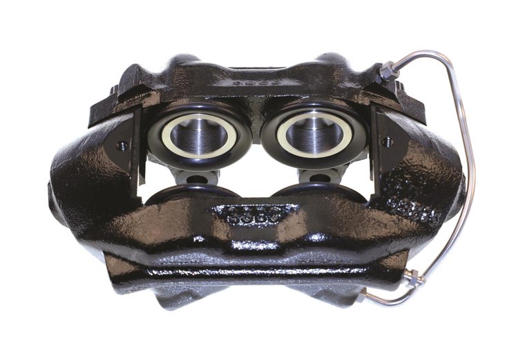 CPA-62-1 Kelsey Hayes 4-Piston Direct Fit Front Left Caliper Assembly for 1964.5-1966 Ford Mustang GT/Ford/Mopar
