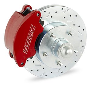 At The Wheels SuperTwin Front 2-Piston Drum to Disc Brake Conversion Kit 1962-1967 Chevrolet Chevy II, Nova