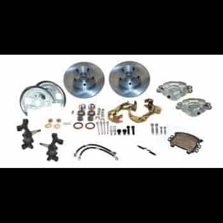 At-the-Wheels Front Drum-to-Disc Brake Conversion Kit Early GM