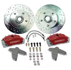 Tri-Power W133-4 kit w/red calipers