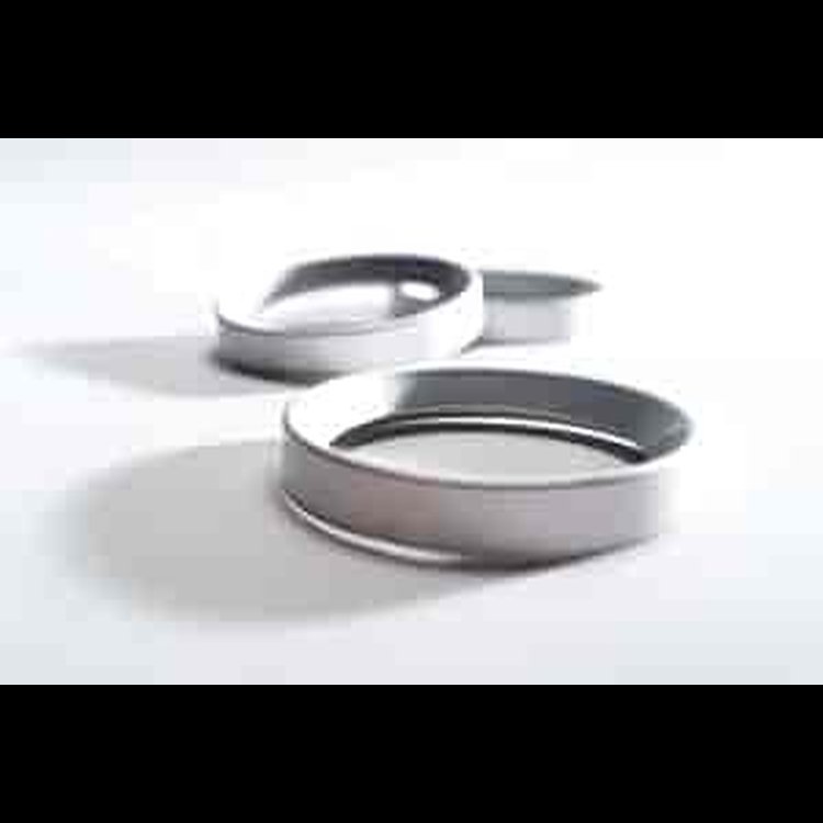 Bezel - Brush Aluminum 3 per pack