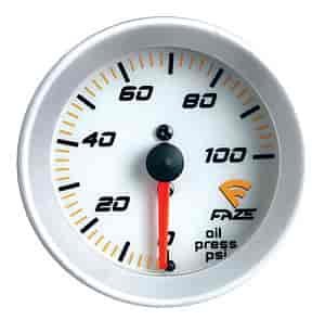 Mechanical Oil Pressure Gauge 0 - 100 psi, 270° sweep