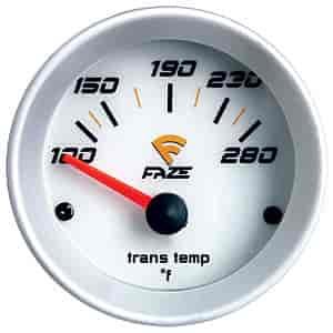 Electrical Transmission Fluid Temperature Gauge 100°- 280°f, 90° sweep