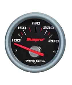 Transmission Temperature Gauge 100° - 280°F, 90° sweep