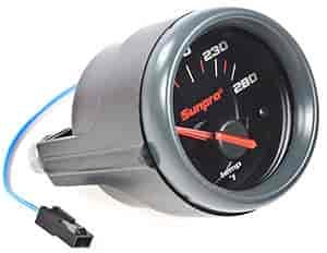 Water/Oil Temperature Gauge 100° - 280°F, 90° sweep