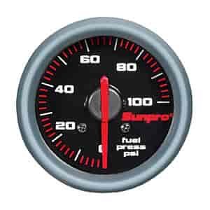 Fuel Pressure Gauge 0 - 100 psi, 270° sweep