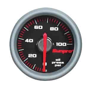 Oil Pressure Gauge 0 - 100 psi, 270° sweep