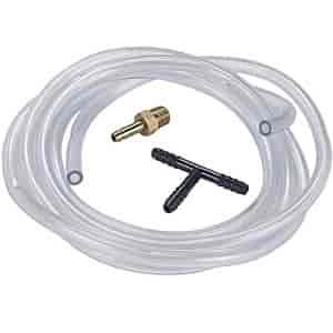 Vacuum Gauge Tubing Kit 72 long by 3/16 wide plastic tubing measuring 1/8 national pipe thread