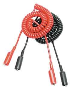 Twin 5FT. Coil Cord Jumper Leads