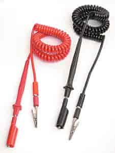Twin 5FT. Coil Cord DMM Lead Set