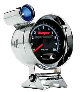 3 3/8" Super Tach III Black Dial Face