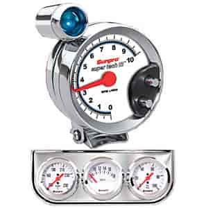 Super Tach III Value Pack White Face