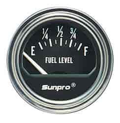 Fuel Level Gauge 60° dial sweep