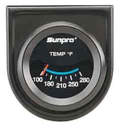 Water/Oil Temperature Gauge 100°-280° F