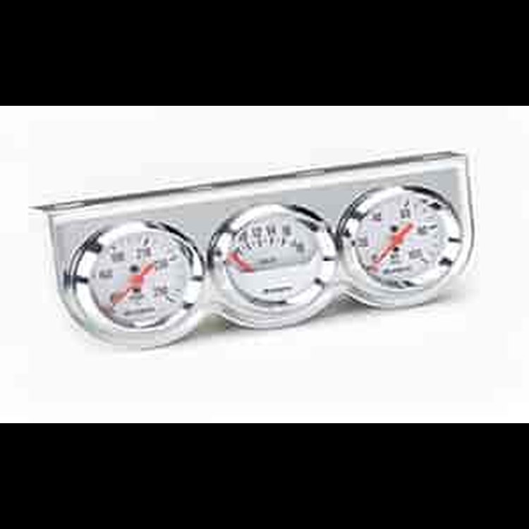 Triple StyleLine Gauge Kit Mechanical Oil Pressure