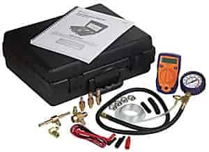 Fuel Pump Diagnostic Kit Kit includes: Professional Fuel Pressure Tester Kit