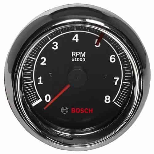 Super Tach II 3-3/8" Black Dial Face