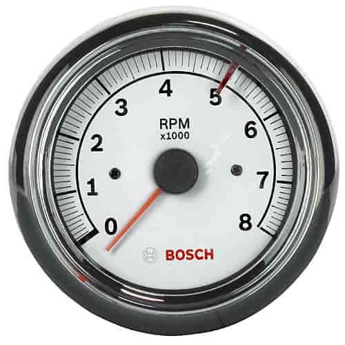 Super Tach II 3-3/8" White Dial Face