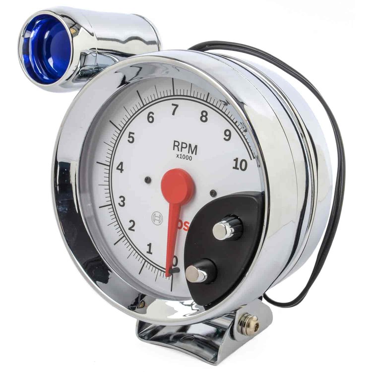 Bosch 5" Super Tach III White Dial Face