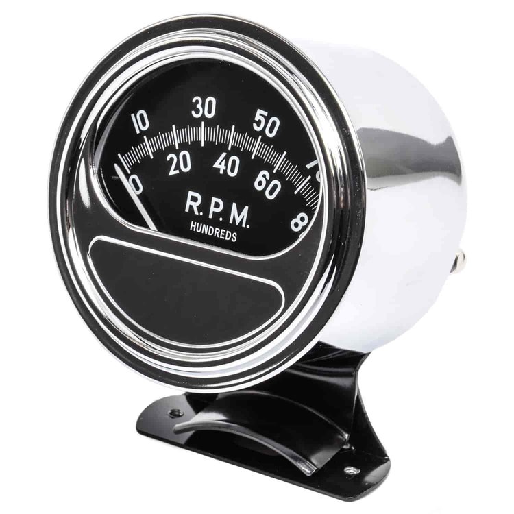 Retro Tachometer 3-3/8"