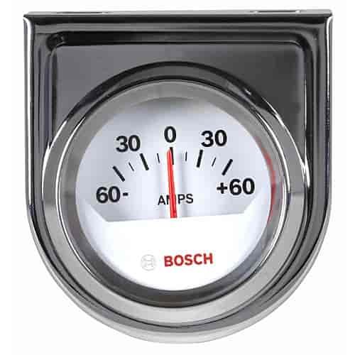 Amp Gauge 2" White Dial Face