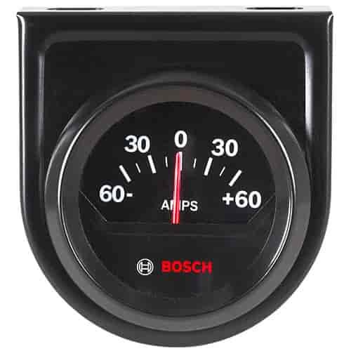 Amp Gauge 2" Black Dial Face