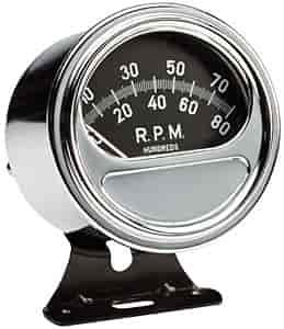 Retro Tachometer 3-3/8"