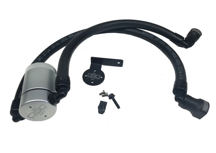 Oil Separator 3.0, Driver Side, Clear Anodized [2011-2017 Ford F-150 5.0L/6.2L/SVT Raptor with/without Roush Supercharger]