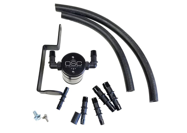 Oil Separator 3.0, Passenger Side, Black Anodized [1999-2004 Ford Mustang GT, 2001 Ford Mustang Bullitt]