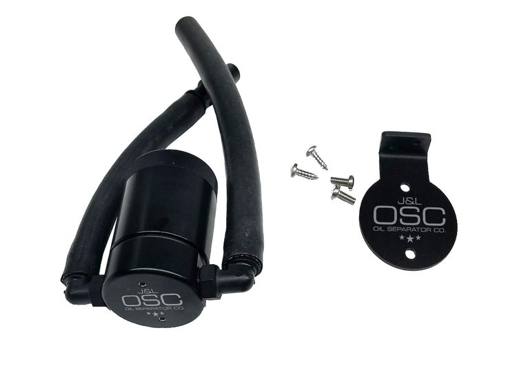 Oil Separator 3.0 Driver Side, Black Anodized [1999-2004 Ford F-150 Lightning, 2002-2003 F-150 Harley Davidson]