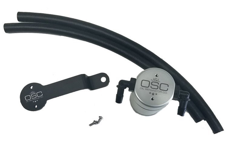 Oil Separator 3.0 Passenger Side, Clear Anodized [2013-2018 Ford Fusion/Lincoln MKZ 2.0L EcoBoost, 2015-2018 Ford Edge 2.0L]