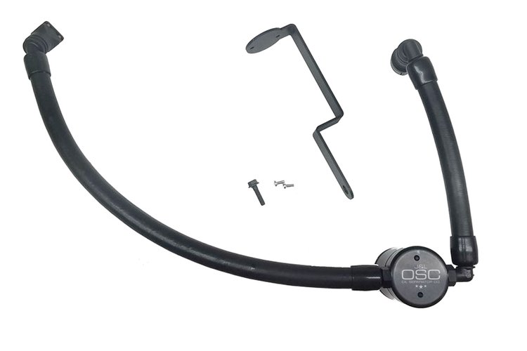 Oil Separator 3.0 Passenger Side, Black Anodized [2017-2019 Ford Fusion Sport 2.7L]
