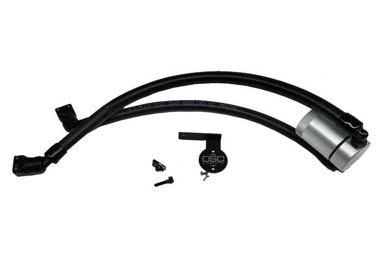 Oil Separator 3.0 Passenger Side, Clear Anodized [Fits Select 2011-2017 Ford F-150/Expedition]