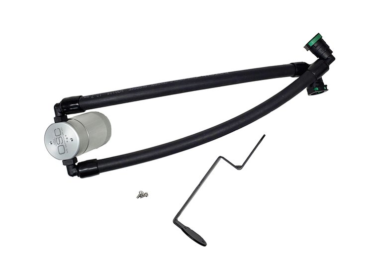 Oil Separator 3.0 Passenger Side, Clear Anodized [Fits Select Ford Escape 1.5L Ecoboost, Ford Bronco Sport 1.5L Ecoboost]