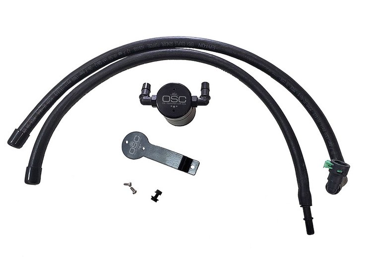 Oil Separator 3.0 Driver Side, Black Anodized [2020-2022 Ford Explorer 2.3L EcoBoost]
