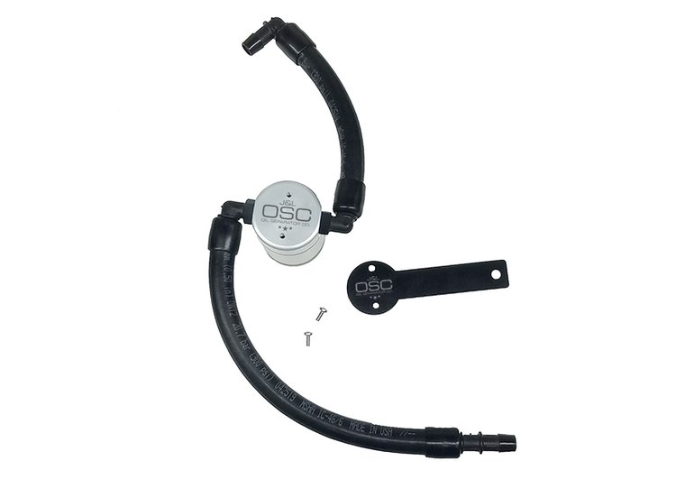 Oil Separator 3.0 Passenger Side, Clear Anodized [Fits Select Ram 1500 5.7L]