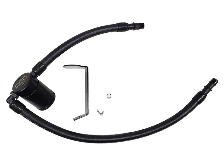Oil Separator 3.0 Passenger Side, Black Anodized [Fits Select 3.6L Dodge Charger, Challenger and Chrysler 300C]