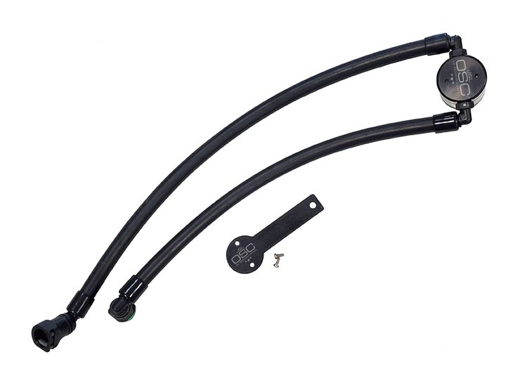 Oil Separator 3.0 Passenger Side, Black Anodized [Fits Select Ram TRX 6.2L SC]