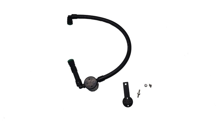 Oil Separator 3.0 Passenger Side, Black Anodized [Fits Select Dodge Durango 3.6L, 2016-2022 Jeep Grand Cherokee 3.6L]