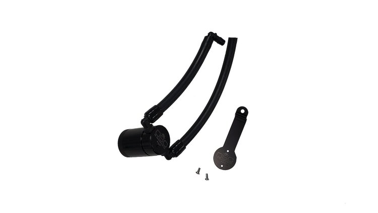 Oil Separator 3.0, Black Anodized [2014-2022 Jeep Cherokee 2.4L, 2017-2022 Jeep Compass 2.4L, 2015-2021 Jeep Renegade 2.4L]
