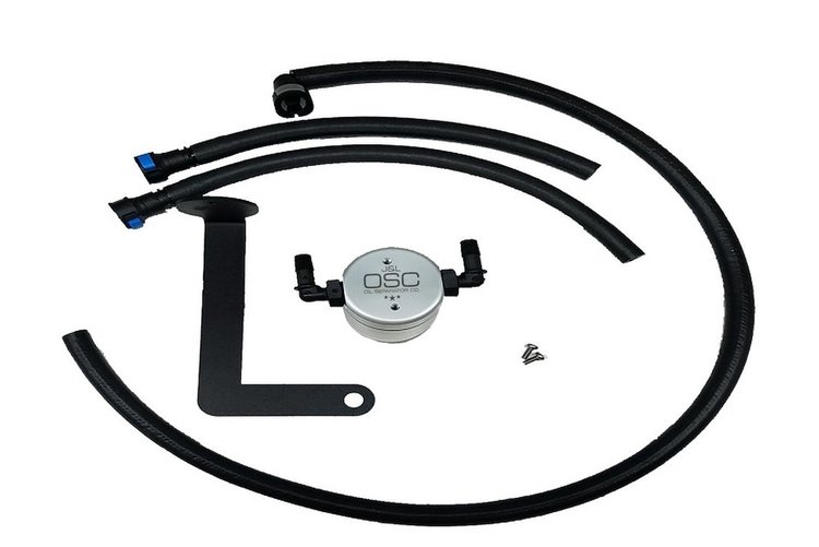 Oil Separator 3.0 Passenger Side, Clear Anodized [2010-2015 Chevrolet Camaro LS3 6.2L]