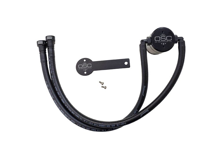 Oil Separator 3.0 Driver Side, Black Anodized [Fits Select Chevrolet Camaro LT1 6.2L]