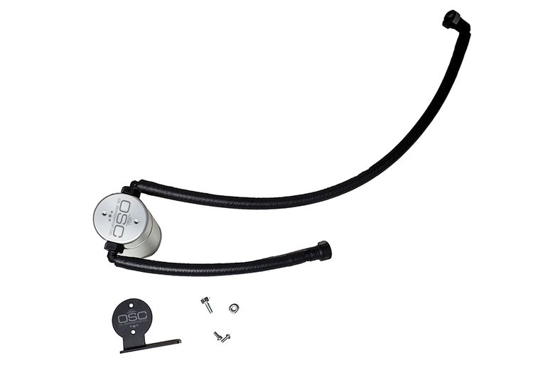 Oil Separator 3.0 Passenger Side, Clear Anodized [2020-2021 Chevrolet Corvette LT2 6.2L Targa Top]