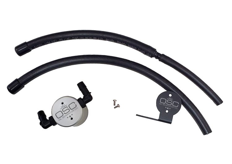 Oil Separator 3.0 Driver Side, Clear Anodized [2007-2021 Toyota Tundra 5.7L, 2008-2022 Toyota Sequoia 5.7L]