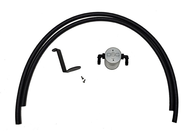 Oil Separator 3.0 Passenger Side, Clear Anodized [2005-2012 Nissan Pathfinder 4.0L, 2005-2019 Nissan Frontier 4.0L]