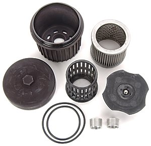 Short Reusable Oil Filter Flows 24 GPM