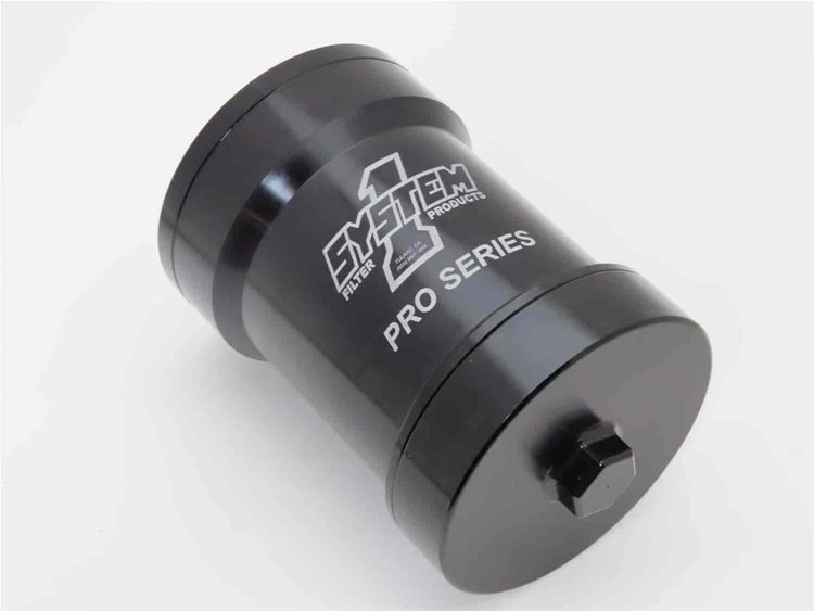 Billet Pro Series Combo Filter and Mount #12 Fittings 75 Micron Element Buna O Rings