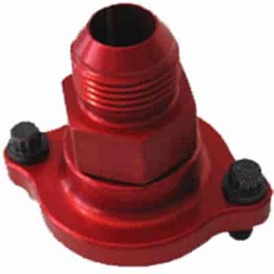 Chevy non bypass block adapter billet AN-12 fitting