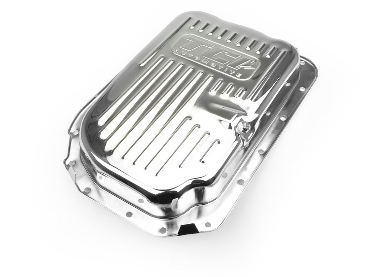 Chrome-Plated Steel Transmission Pan GM 4L80E/4L85E