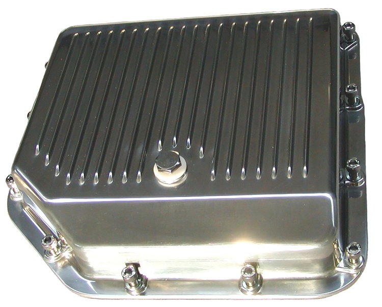 Polished Die-Cast Aluminum Transmission Pan GM TH350